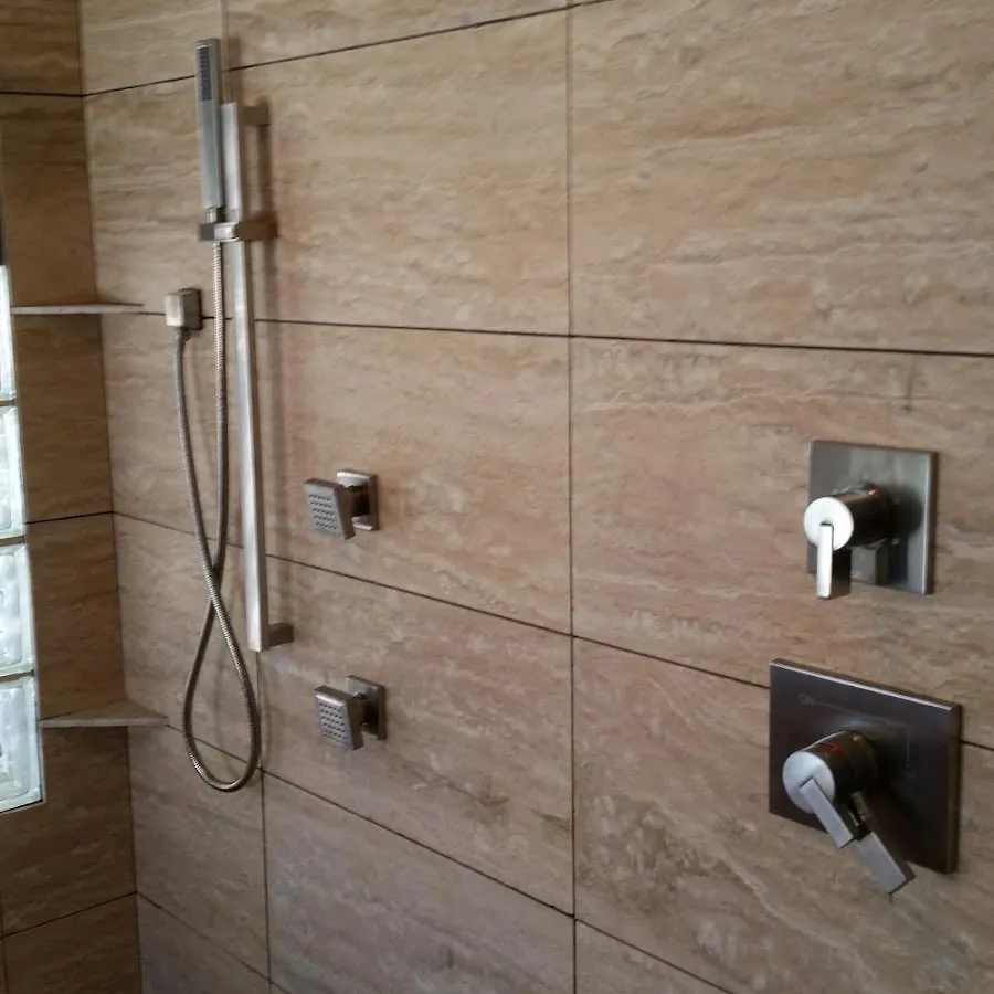 Shower fixture installation for Water Heater Replacement in Roseville